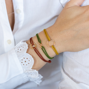 Bracelet Juliette - Jaune moutarde
